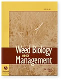 Weed Biology and Management表紙